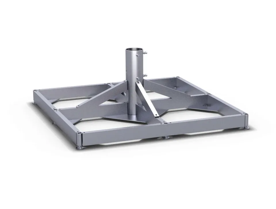 Standrahmen mit Aufnahme für Betonplatten, Produktdarstellung